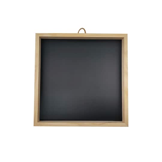 12" x 12" Framed Pinewood Chalkboard by Make Market®